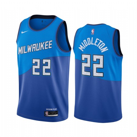 NBA Milwaukee Bucks Trikot Khris Middleton 22 2020-21 City Edition Swingman - Herren
